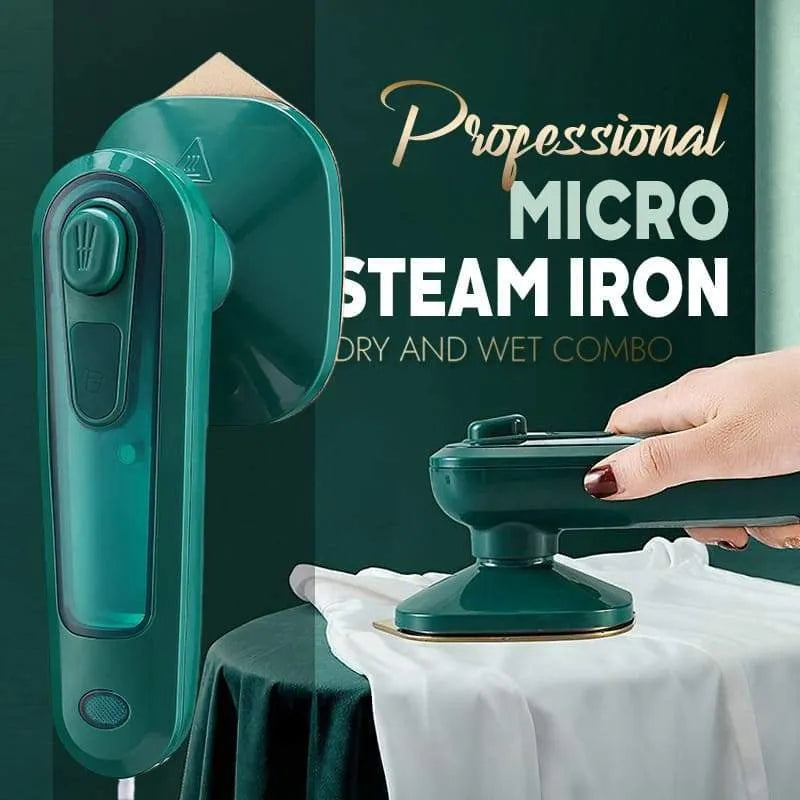 Portable Mini Steam & Dry Iron – Travel-Friendly Clothes Press