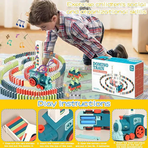 The STEM Smart Domino Laying Train Set