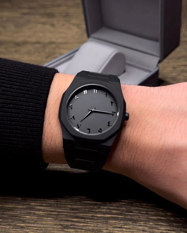 Luxury Stainless Steel Arabic Numeral Watch – Everyday & Formal Wear