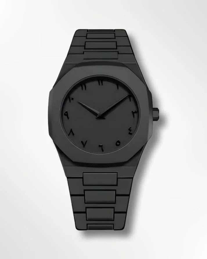 Luxury Stainless Steel Arabic Numeral Watch – Everyday & Formal Wear